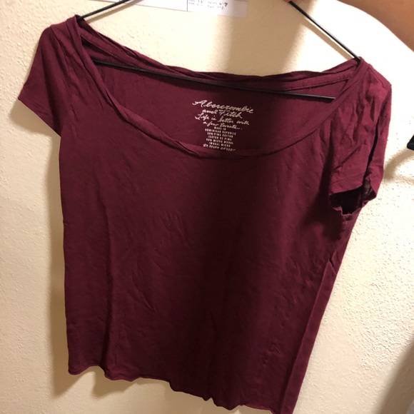 Cropped scoop neck soft tee shirt - Picture 2 of 3